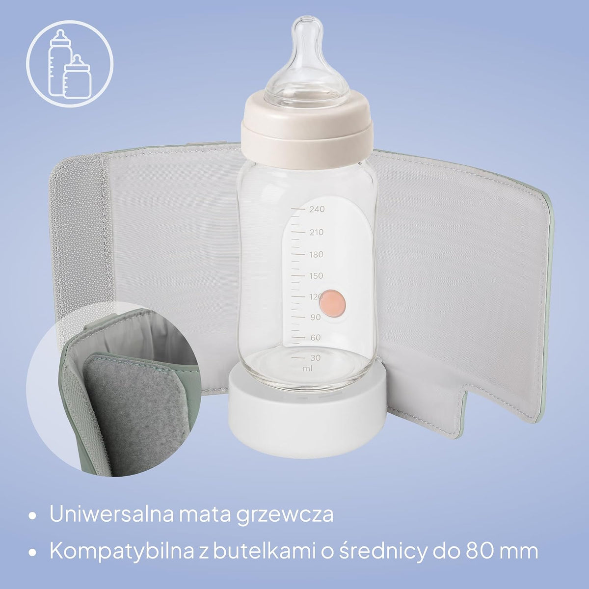 LIONELO Thermup Go Evo przenośny podgrzewacz do butelek – zdjęcie produktu 6