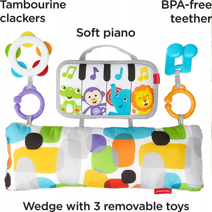 FISHER-PRICE pernă de joacă pentru stat pe burtică PIANO