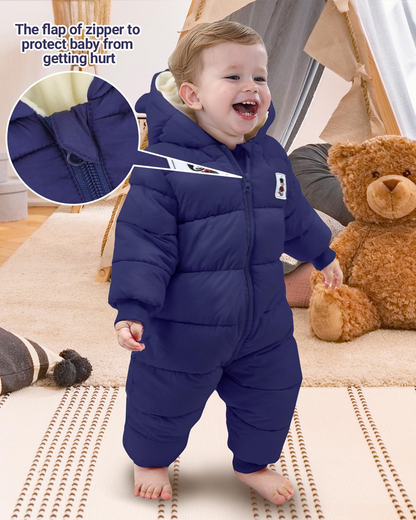 MINIZONE mono de invierno con capucha 0-3 meses 66