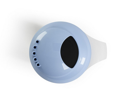 OKBABY Splash pojemnik do spłukiwania włosów dziecka 500 ml, błękitno-biały kubek do mycia włosów