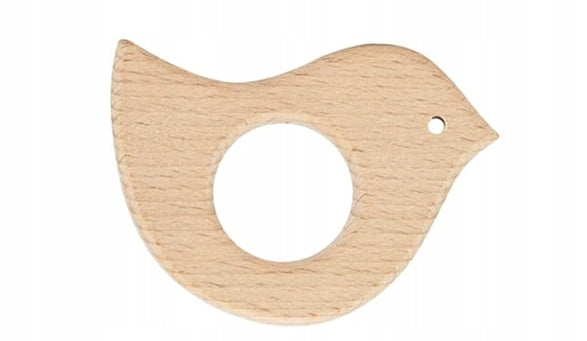 UBERMING mordicchietto in legno UCCELLO 5 x 7 cm