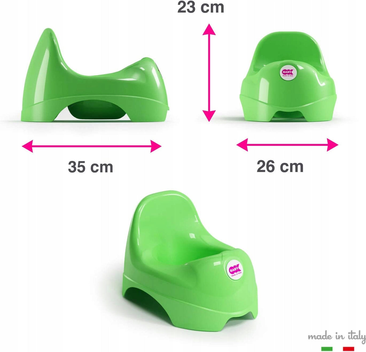 OKBABY nocnik 18 m+ biały – zdjęcie produktu 4