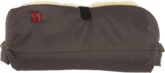 KAISER BIG DOUBLE muff per passeggino in pelle di agnello