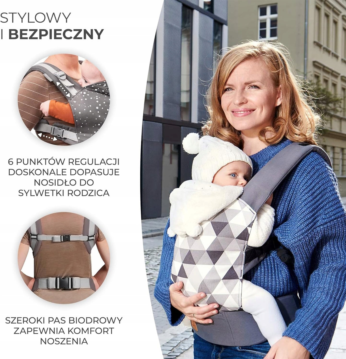 KINDERKRAFT NINO CONFETTI ergonomický nosič