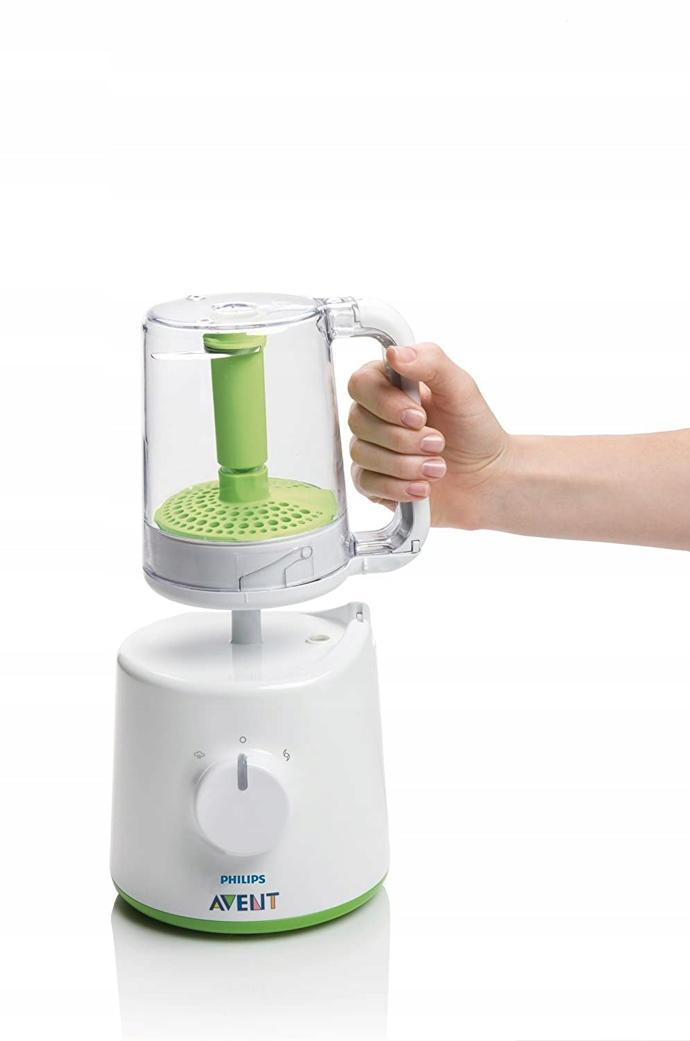 PHILIPS AVENT SCF870/20 2w1 parowar mikser 800 ml, biały blender do żywności dla niemowląt