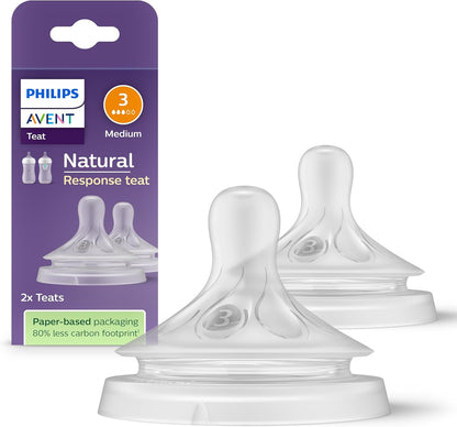Philips Avent Natural Response tettarella per biberon (3) 1m+ x2