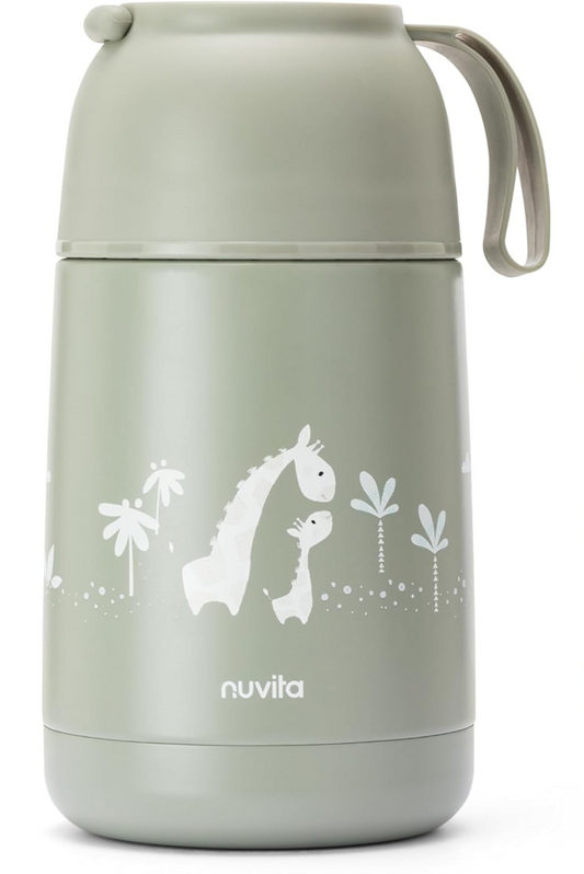 NUVITA 4475 thermos per alimenti in acciaio inox 620 ml 0+ GIRAFFE