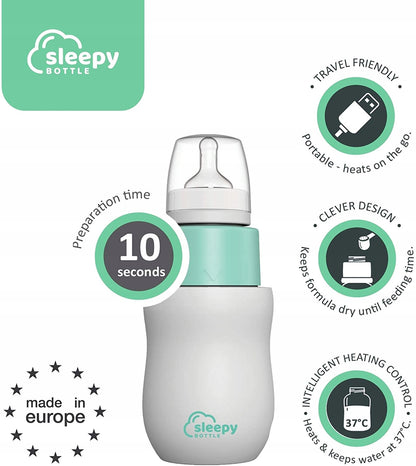 SLEEPY BOTTLE štartovacia sada ohrievač s fľašou