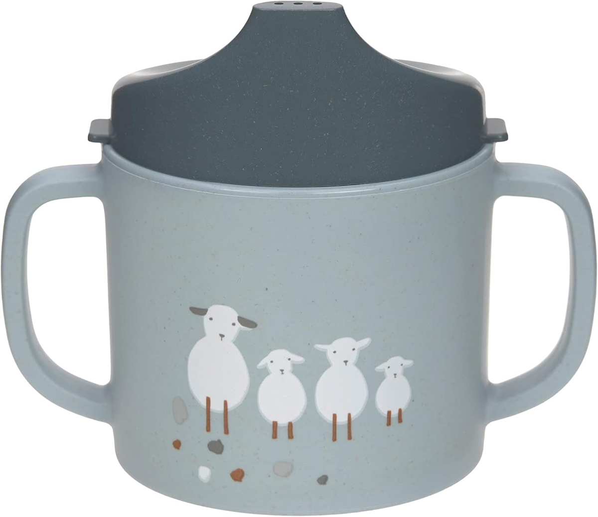 LASSIG Ποτηράκι Sippy Tiny Farmer Sheep με στόμιο 150 ml 6 μηνών+