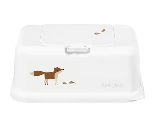 FUNKYBOX pojemnik na mokre chusteczki z otwieraną pokrywą 12,5 x 22 x 8,5 cm