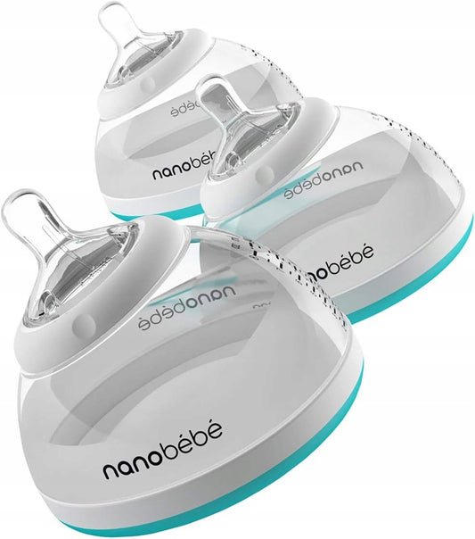 NANOBEBE zestaw butelek 3 x 240