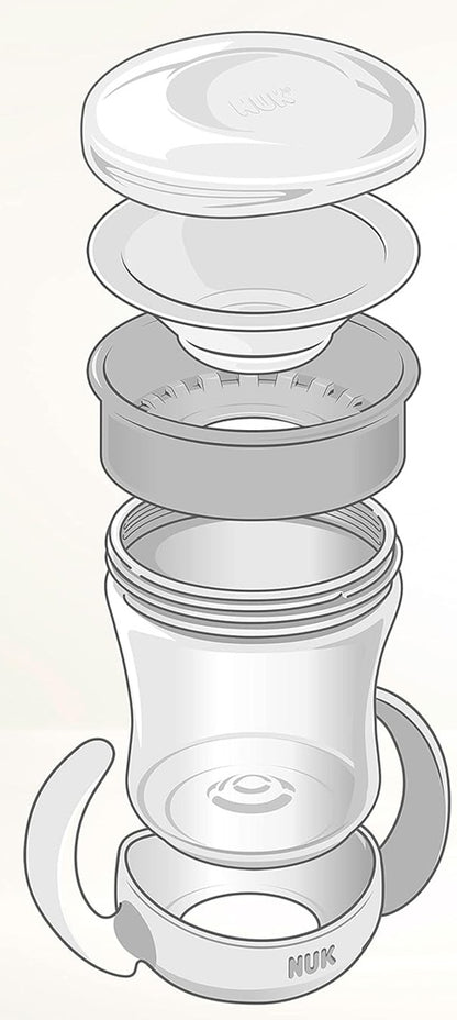 NUK Mini Magic Cup nekapací hrneček 360° 160 ml 6 m+