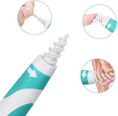 Q GRIPS dispozitiv pentru curățarea urechilor + 14 capete din silicon