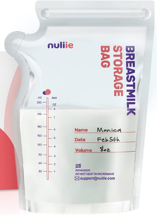 NULIIE Sacchetti per Conservazione del Latte Materno 50pz