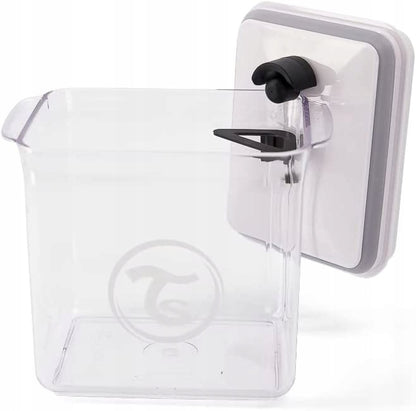 TWISTSHAKE pojemnik na mleko 1700ml hermetyczny, biały pojemnik na mleko modyfikowane BPA free