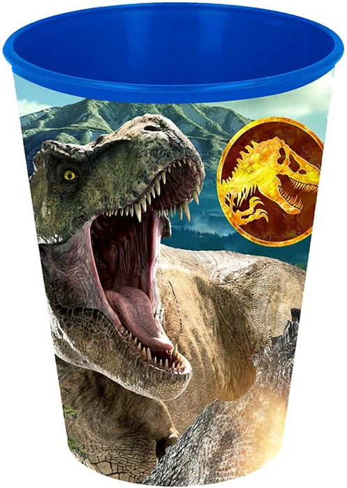 JURASSIC WORLD Frühstücksset 2 Teller und Becher 280 ml Alter 3 J.+