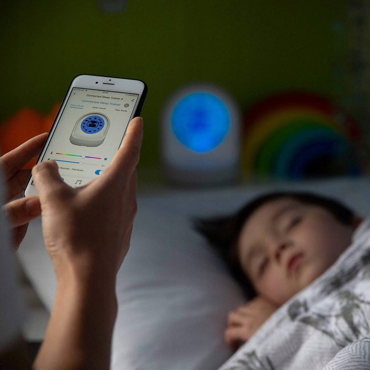 TOMMEE TIPPEE TimeKeeper zegar trener snu z aplikacją do ustawiania trybu snu dziecka
