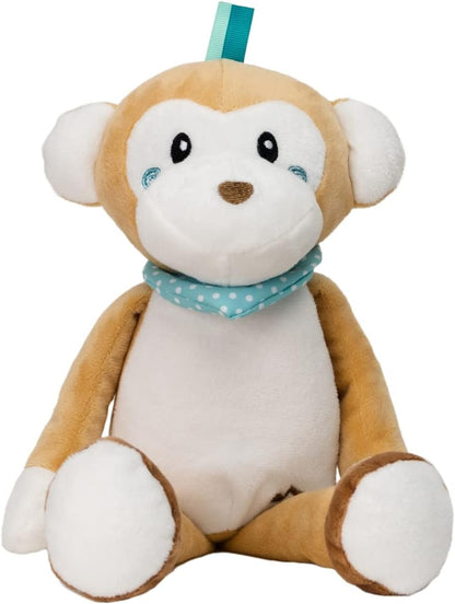 INNOGIO GIO-881 przytulanka ze światełkiem i 10 dźwiękami MAŁPA LUCY 35 cm, miękka maskotka dla niemowląt