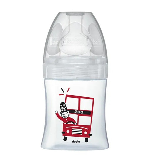 DODIE Sensation+ LONDON glasflaske 150 ml 0-6 m sutter 1 fri flow