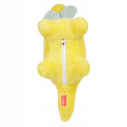 FEHN fløjlsblød krammebamse med natlampe DINO 20 x 23 cm