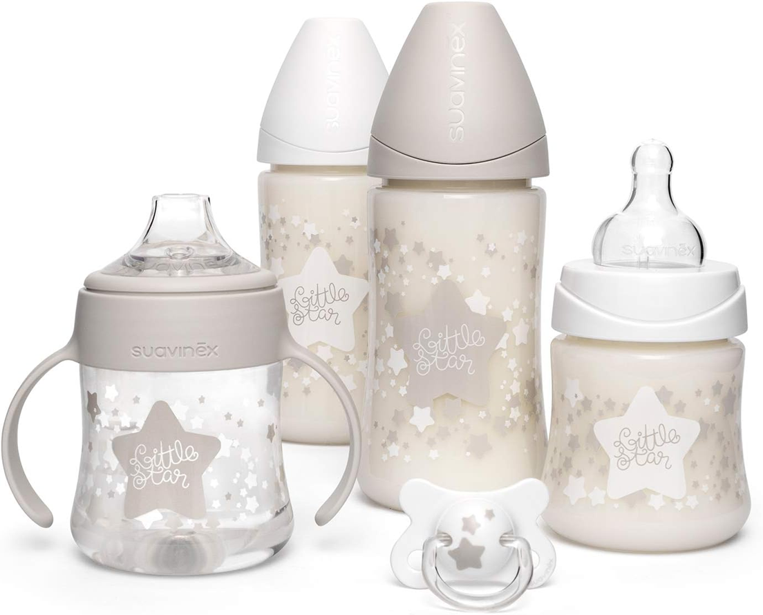 starter set of baby bottles ex-display condition, packaging slightly damaged, bottles almost perfect