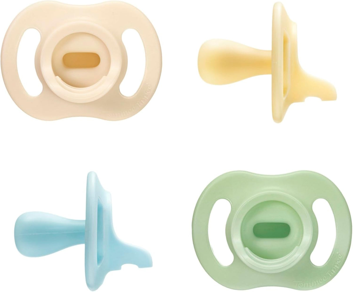 TOMMEE TIPPEE Ultra Light StayPut suzetă calmantă x4 0-6 luni