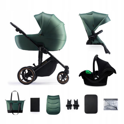 KINDERKRAFT PRIME2 PRO passeggino multifunzione 3 in 1 fino a 22kg + seggiolino MINK PRO
