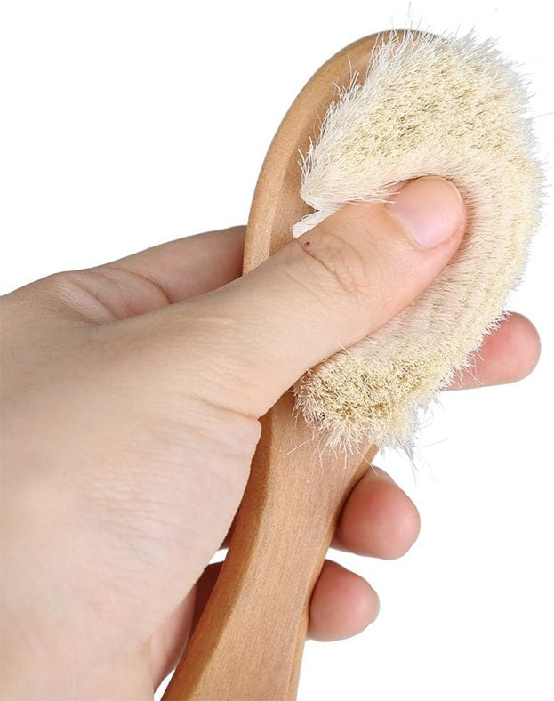 MUMUSUKI houten haarborstel met geitenhaar 0-6 m