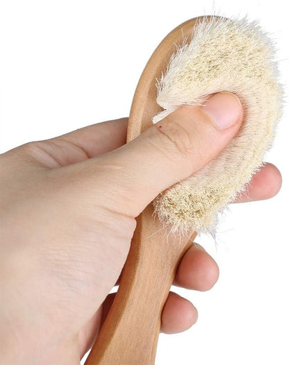 MUMUSUKI houten haarborstel met geitenhaar 0-6 m