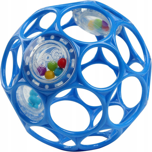 BRIGHT STARTS Oball Rattle silicone grip teether with rattle 10 cm