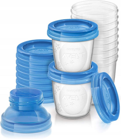 PHILIPS AVENT recipiente pentru alimente x10 + adaptoare