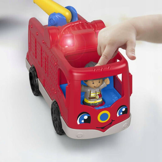 FISHER-PRICE GXR77 wóz strażacki + 1 figurka JĘZYK NIEMIECKI