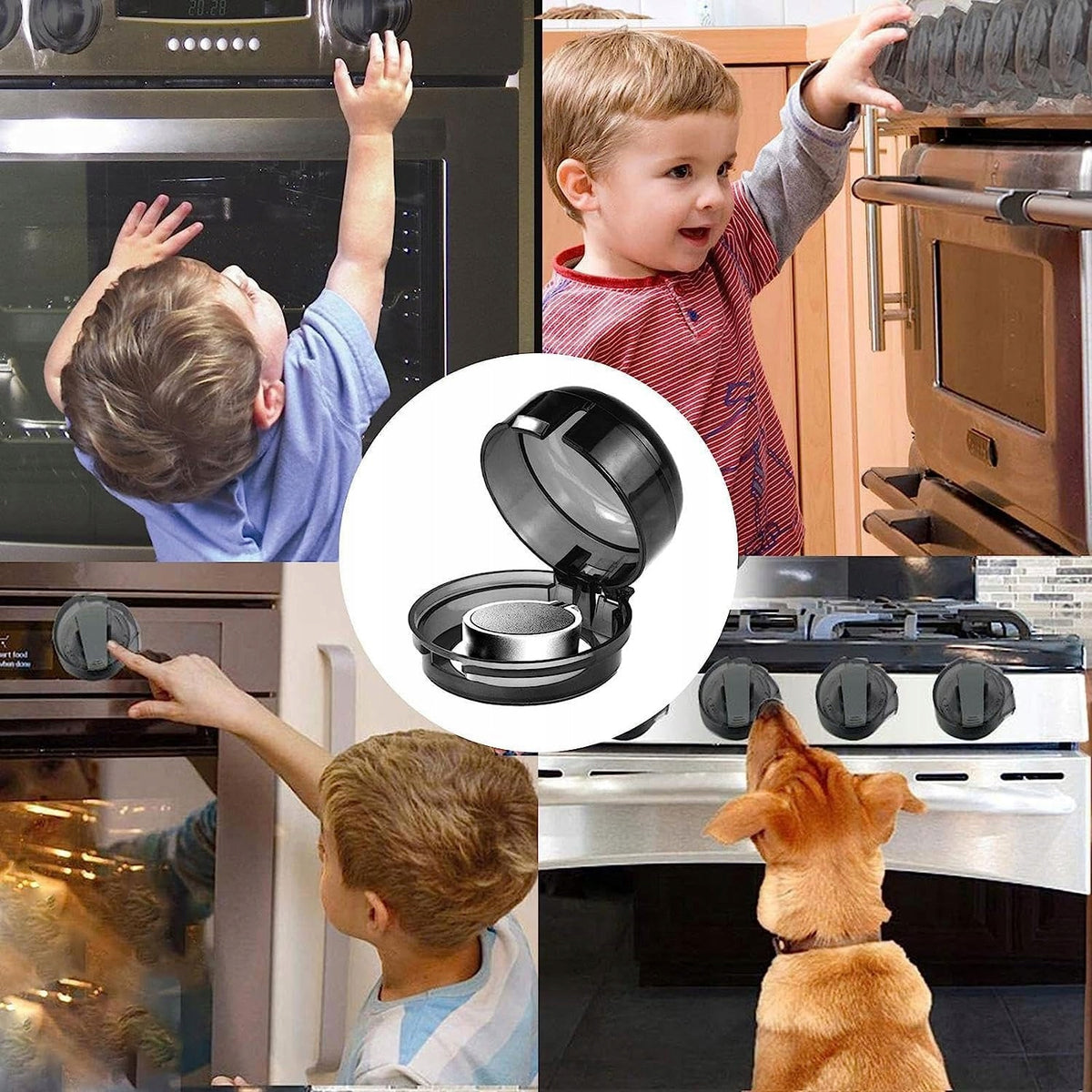 SUNJIE stove and oven knob safety lock
