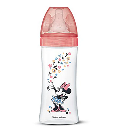 DODIE μπιμπερό 330 ml θηλή 3 γρήγορη ροή 6 μηνών+ DISNEY MINNIE
