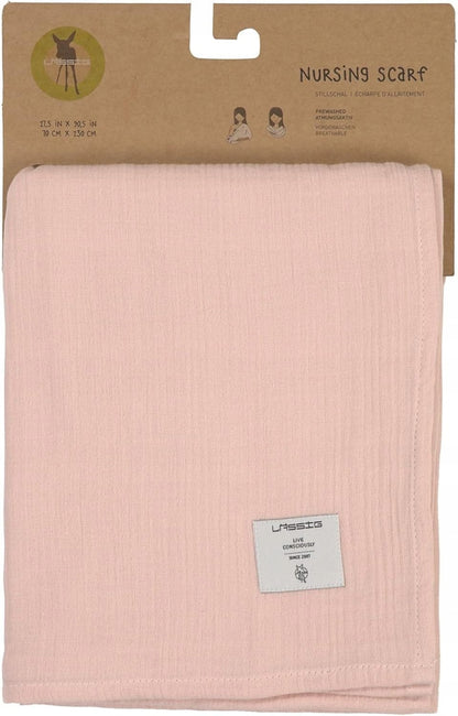 LASSIG muselina pañuelo de lactancia 70 x 230 cm para bebés de algodón