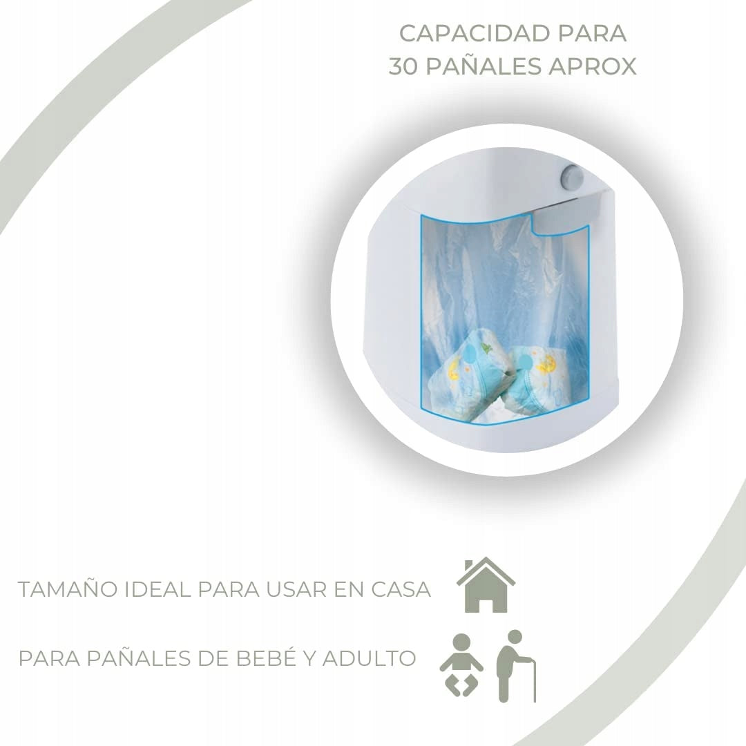 DIAPER CHAMP coș pentru scutece PENTRU SACI DE GUNOI +/-30 bucăți