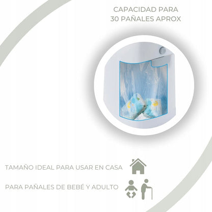 DIAPER CHAMP coș pentru scutece PENTRU SACI DE GUNOI +/-30 bucăți