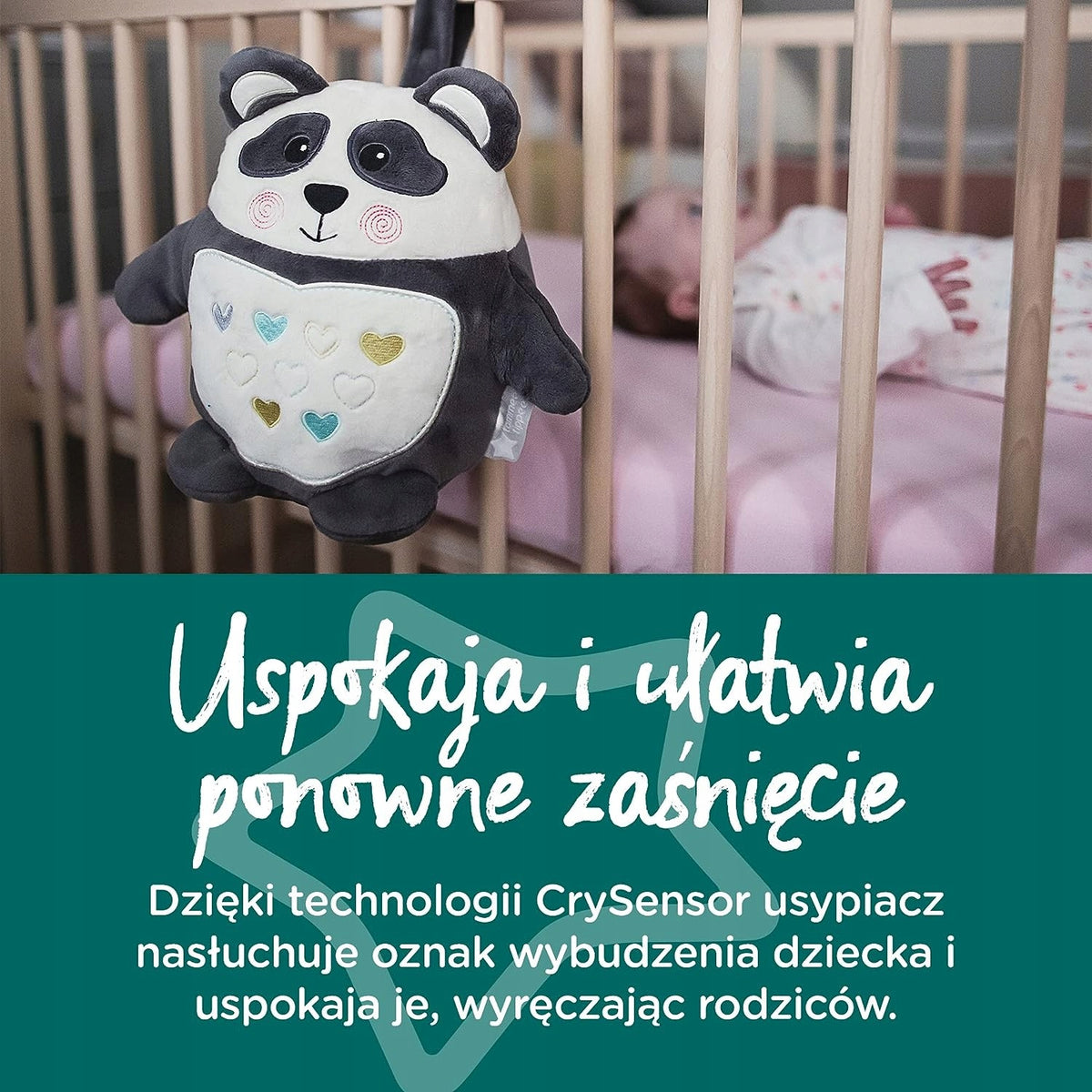 TOMMEE TIPPEE Pip le Panda PELUCHE avec son SANS LUMIÈRE