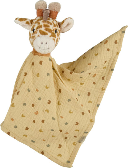 Sterntaler Kaya L peluche giraffa in mussola ocra 0m+