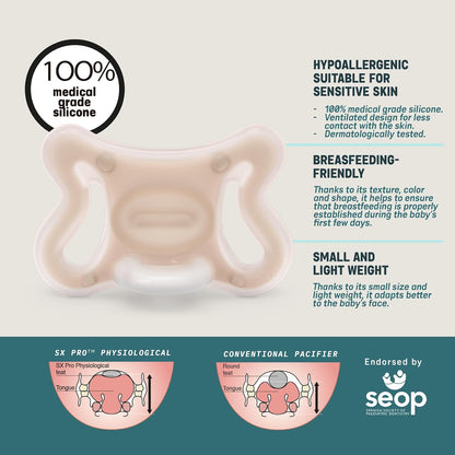 Suavinex Zero Zero SX Pro pacifiers 2 pcs. 0-6 months