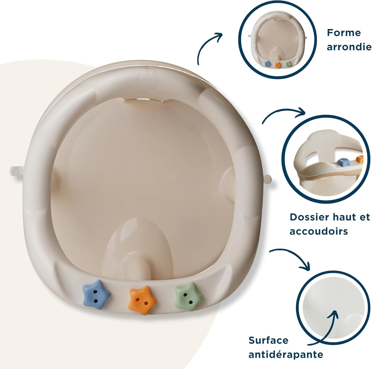 THERMOBABY krzesełko do kąpieli 6m+ – nowy – zdjęcie 3