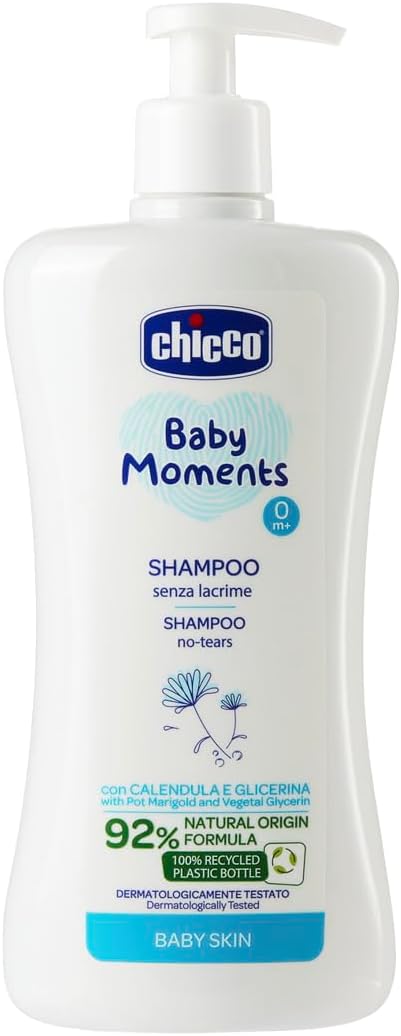 CHICCO BabyMoments szampon do włosów 500 ml 0m+
