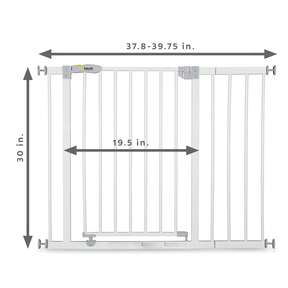HAUCK Open'n Stop cancello per scale montaggio senza fori 96-101 + 21