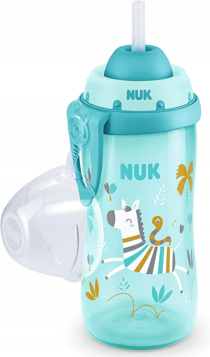 NUK Flexi Cup vaso con pajita 300 ml efecto camaleón