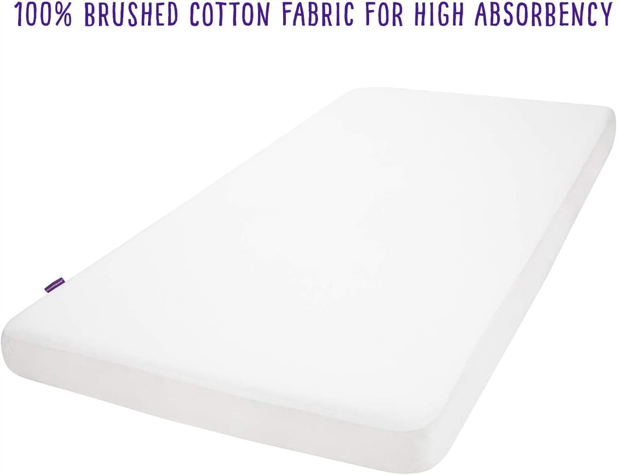 CLEVAMAMA sábana impermeable 60x120 para bebé
