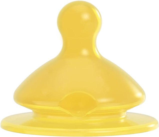 NIP Kersgroene speen voor fles M 0+ x2 LATEX