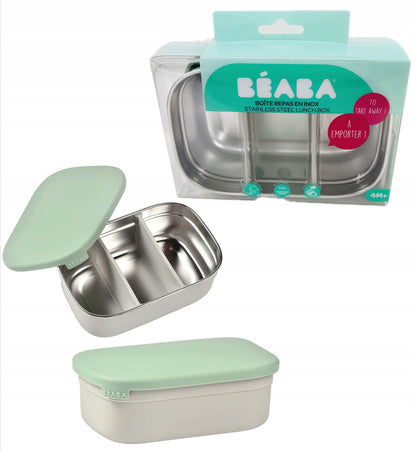 BEABA śniadaniówka lunchbox STAL nierdzewna 760ml z przegrodami – zdjęcie produktu 4