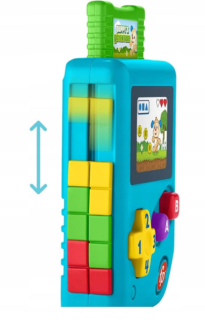 FISHER-PRICE Lil Gamer interaktywna konsola retro J.NIEMIECKI – zdjęcie produktu 3