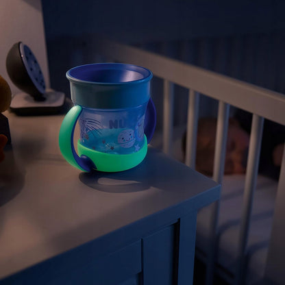 NUK Mini Magic Cup BICCHIERE ANTIGOCCIA LUMINOSO 160 ml