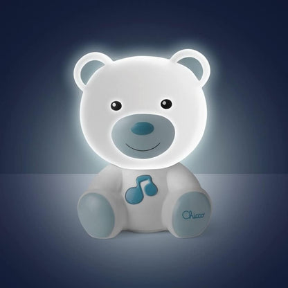 CHICCO DreamLight lampă de noapte portabilă cu LED și melodii 11 x 14 cm